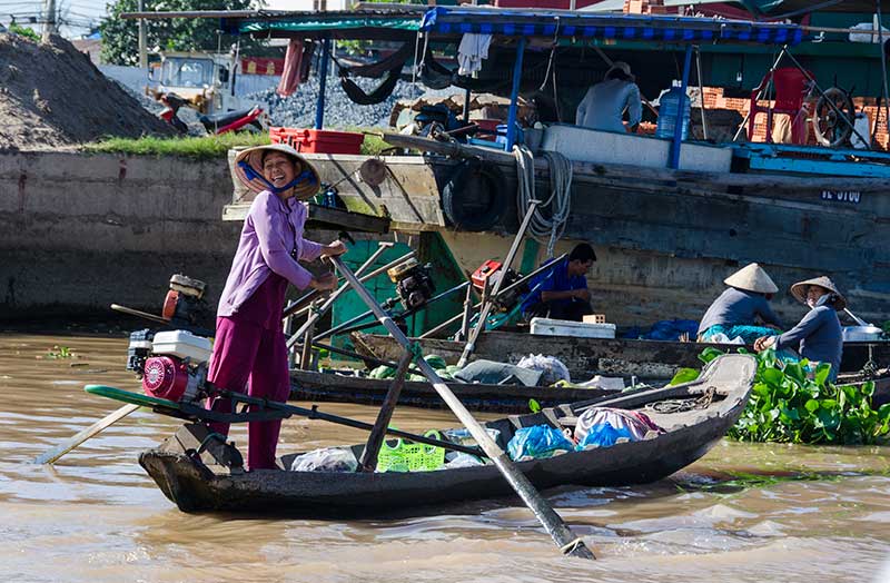 85 - Vietnam - delta del Mekong - mercado flotante de Cai Be